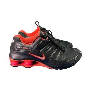 Nike Shox NZ 378341-006 Black Red Men’s Size 11.5 Sneakers Athletic Running Shoe